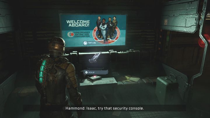 Rodzaj sekretu: Dziennik tekstowy - Dead Space Remake: Rozdział 1 (Nowi przybysze) - lista sekretów - Dead Space Remake - poradnik do gry