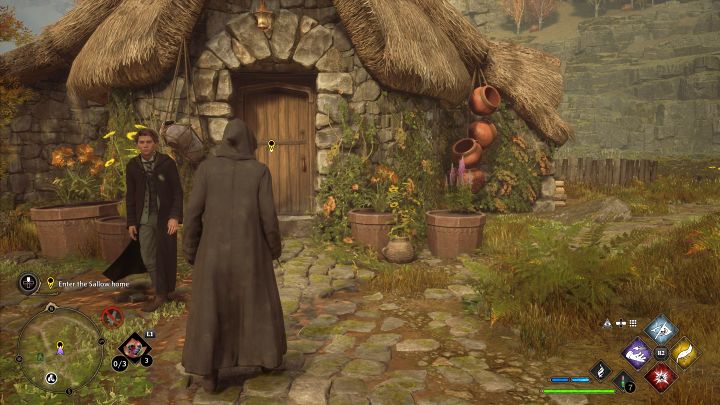 Dotrzyjcie z Sebastianem do domu Sallowów i wejdźcie do środka - Hogwarts Legacy: W cieniu posiadłości (In the Shadow of the Estate) - Hogwarts Legacy - poradnik do gry