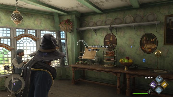 Jedna ze znajdziek jest w sklepie z herbatami, niedaleko Miodowego Królestwa (Honeydukes) - Hogwarts Legacy: Strony przewodnika (Field Guide Pages) część 2 - Hogsmeade - Hogwarts Legacy - poradnik do gry