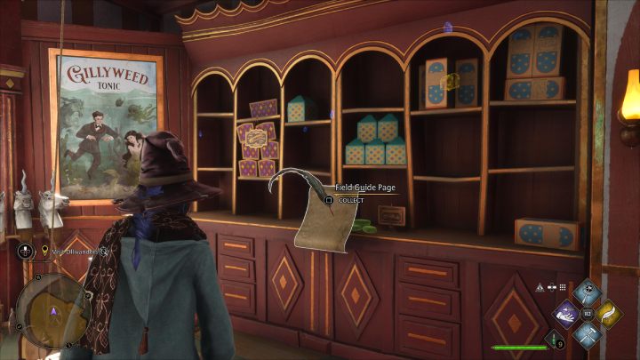 Kolejna znajdźka jest w sklepie Zonka - Hogwarts Legacy: Strony przewodnika (Field Guide Pages) część 2 - Hogsmeade - Hogwarts Legacy - poradnik do gry