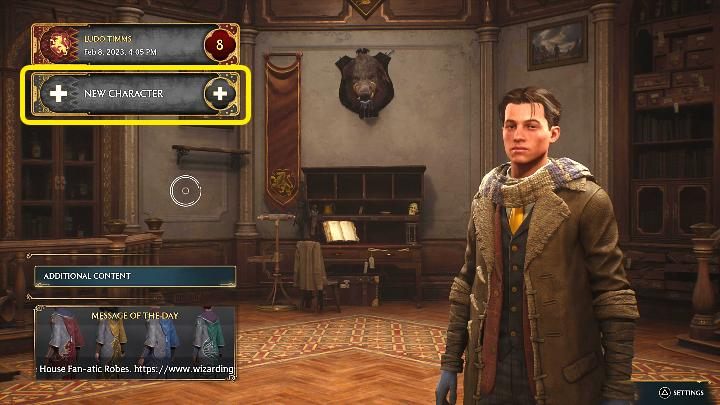 W Hogwarts Legacy możecie założyć nowy profil użytkownika w głównym menu gry, przed rozpoczęciem rozgrywki - Hogwarts Legacy: Czy można mieć kilka profili użytkownika? - Hogwarts Legacy - poradnik do gry