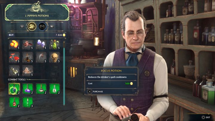 Potrzebny eliksir możecie pozyskać na 2 sposoby - Hogwarts Legacy: Zadanie Profesora Sharpa 1 (Professor Sharps Assignment 1) - Hogwarts Legacy - poradnik do gry