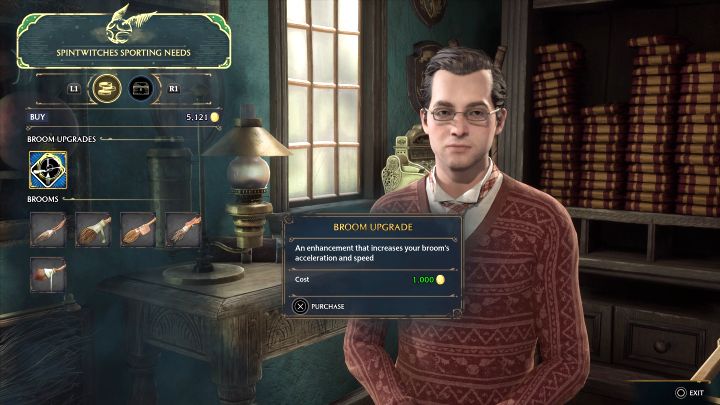 Dopiero po otrzymaniu wiadomości powróćcie do sklepu w Hogsmeade - Hogwarts Legacy: Oblot (Flight Test) - Hogwarts Legacy - poradnik do gry