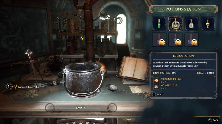 Odblokujecie stanowisko do eliksirów (Potions Station) - Hogwarts Legacy: Zajęcia z eliksirów (Potions Class) - Hogwarts Legacy - poradnik do gry
