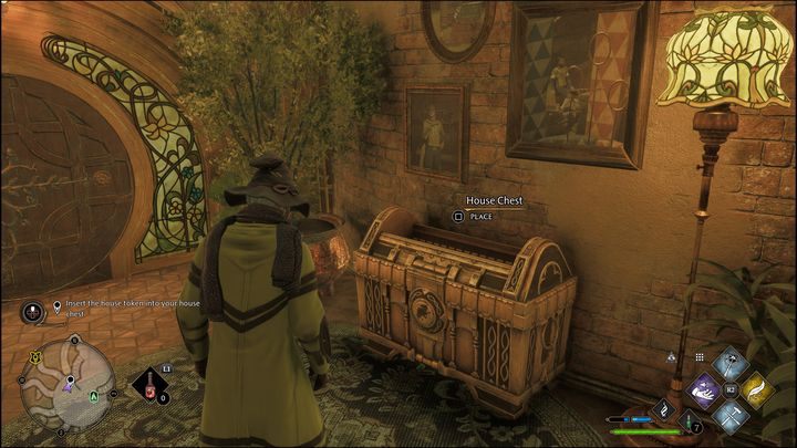 Możecie włożyć je do skrzyni, która znajduje się w Waszym domu - Hogwarts Legacy: Wszystkie Klucze Dedala - Hogwarts Legacy - poradnik do gry