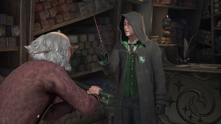 Stworzenie perfekcyjnej własnej różdżki to część głównego questu Witaj w Hogsmeade, czyli tego z wyprawy do miasteczka z zamiarem uzupełnienia zapasów straconych po ataku smoka na początku gry - Hogwarts Legacy: Jak modyfikować i zdobyć własną różdżkę? - Hogwarts Legacy - poradnik do gry