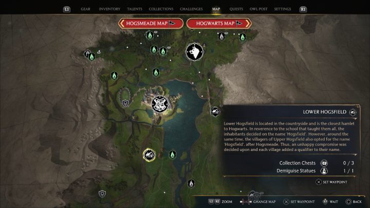 1 - Hogwarts Legacy: Skrzynie skarbów Południowy Rejon Hogwartu (South Hogwarts Region) - Hogwarts Legacy - poradnik do gry