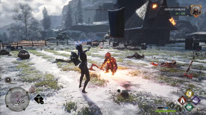 W Feldcroft czeka Was walka z bardzo dużą grupą goblinów - Hogwarts Legacy: W cieniu czasu (In the Shadow of Time) - Hogwarts Legacy - poradnik do gry