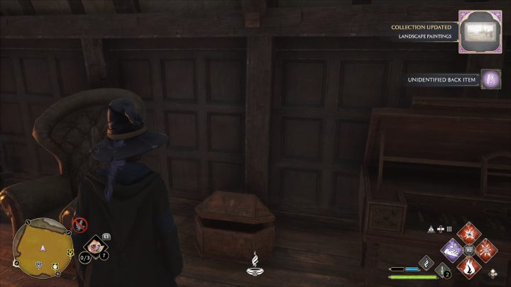3 skrzynia jest w prywatnym pokoju na ostatnim piętrze karczmy Pod Trzema Miotłami (The Three Broomsticks) - Hogwarts Legacy: Skrzynie skarbów (Collection Chests) - Hogsmeade - Hogwarts Legacy - poradnik do gry