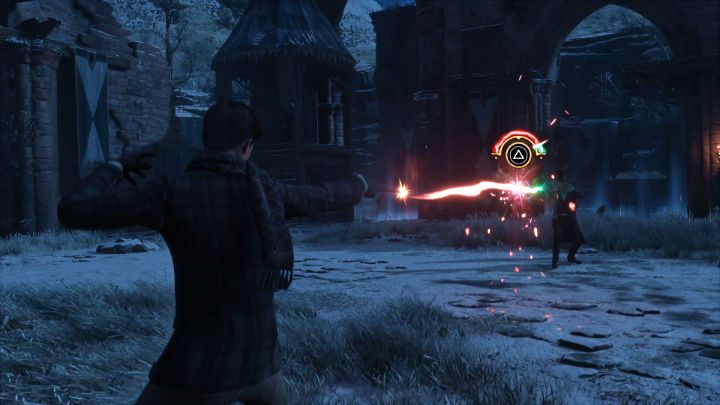 Gdy pozbawicie Wiktora całego paska zdrowia rozpocznie się kolejny QTE - Hogwarts Legacy: Mistrzowska różdżka (Wand Mastery) - Hogwarts Legacy - poradnik do gry