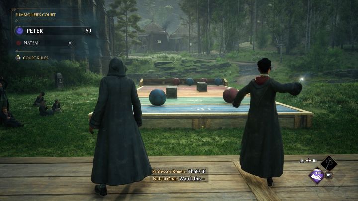 W drugiej rundzie pojawią się ruchome przeszkody, ale reszta zasad gry pozostaje bez zmian - Hogwarts Legacy: Zajęcia z zaklęć (Charms Class) - Hogwarts Legacy - poradnik do gry