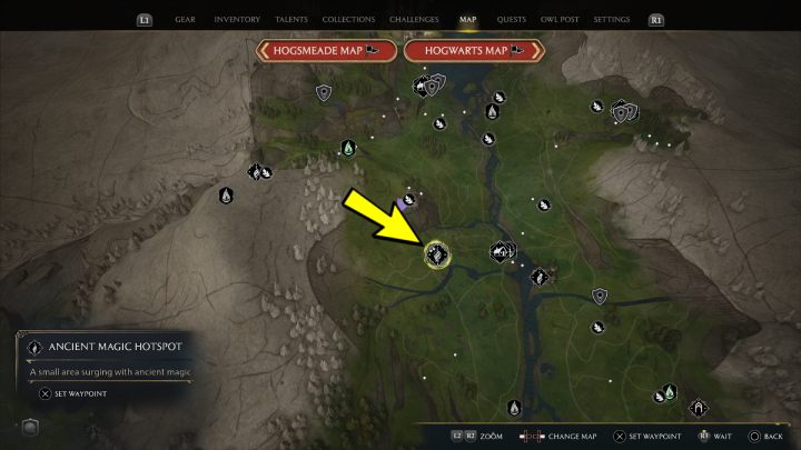 Region: Dolina Hogwartu (Hogwarts Valley) - Hogwarts Legacy: Tętniące źródła starożytnej energii (Ancient Magic Hotspots) część 1 - Hogwarts Legacy - poradnik do gry