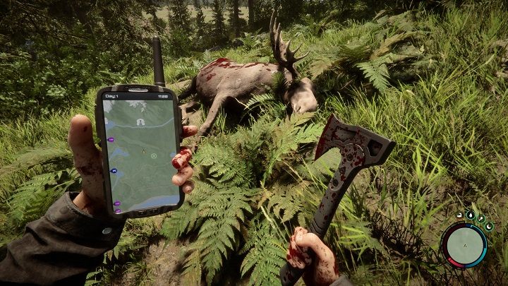 Jeżeli chcecie wybudować bazę oddaloną od zbiorników wodnych, warto znaleźć miejsce, gdzie licznie występują króliki, sarny i łosie - Sons of the Forest: Lokalizacja bazy - Sons of the Forest - poradnik do gry