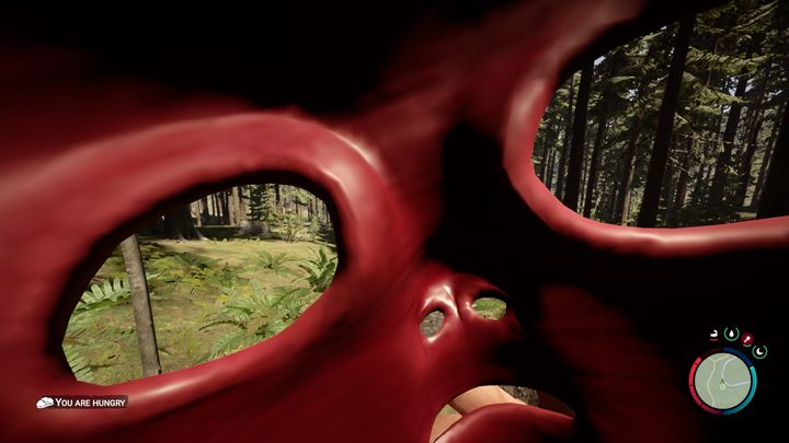 Warto pamiętać, że Czerwona Maska nie działa w perfekcyjny sposób i nie pozwoli Wam zmylić przeciwnika podczas walki - Sons of the Forest: Jak zdobyć Czerwoną Maskę? - Sons of the Forest - poradnik do gry