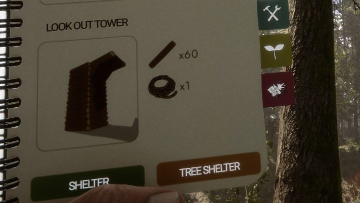 Ta wysoka konstrukcja świetnie sprawdza się jako punkt widokowy oraz miejsce ucieczki przez mutantami - Sons of the Forest: Schronienia - Sons of the Forest - poradnik do gry