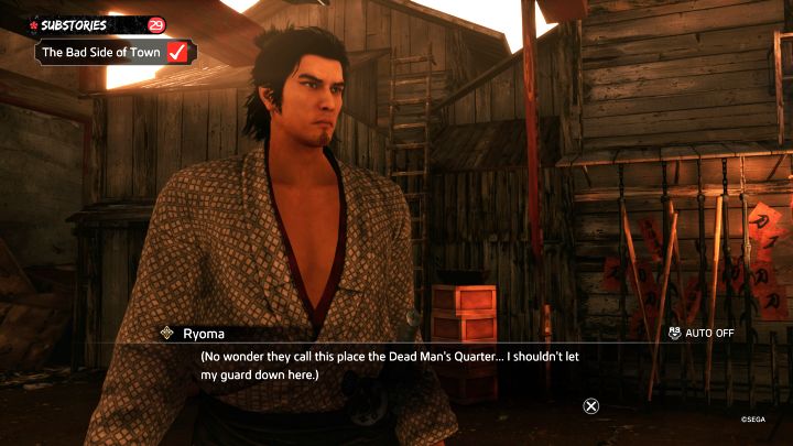 Dobrym sposobem na pozyskiwanie Virtue jest zaliczanie pobocznych misji - Substories - Like a Dragon Ishin: Jak gromadzić reputację Virtue? - Like a Dragon Ishin - poradnik do gry