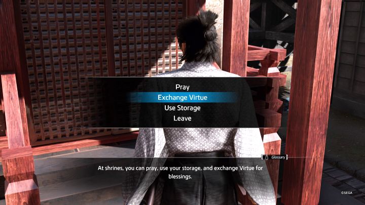 Całe zgromadzone Virtue wydaje się w kapliczkach (Shrines) - Like a Dragon Ishin: Jak gromadzić reputację Virtue? - Like a Dragon Ishin - poradnik do gry