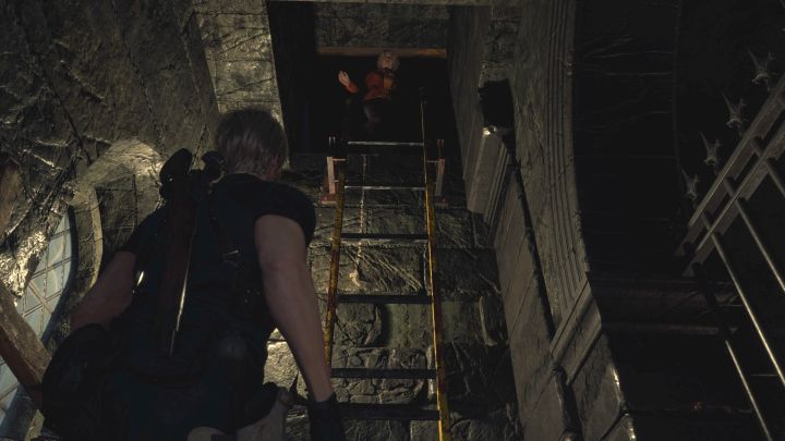 We wspomnianych lokacjach Leon nie może wspinać się w pojedynkę - Resident Evil 4 Remake: Jak się wspinać? - Resident Evil 4 Remake - poradnik do gry