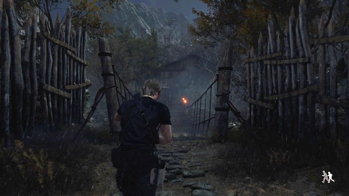 Do celu podróży prowadzi zwodzony most z obrazka - Resident Evil 4 Remake: Czy jest punkt bez powrotu (point of no return)? - Resident Evil 4 Remake - poradnik do gry