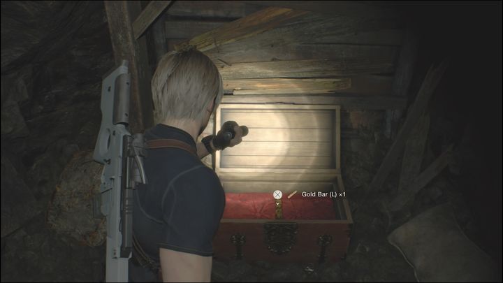 Leon wyjmie i włączy latarkę tylko w momencie, gdy w danym pomieszczeniu, w którym się znajduje będzie bardzo ciemno - Resident Evil 4 Remake: Jak włączyć latarkę? - Resident Evil 4 Remake - poradnik do gry