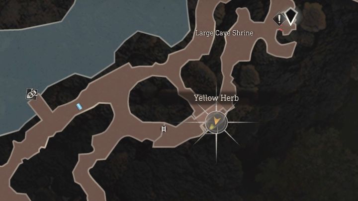 Yellow Herb jest w jaskini Large Cave Shrine, do której od rozdziału 4 możecie dopływać łódką - Resident Evil 4 Remake: Sekrety Yellow Herb - Village - Resident Evil 4 Remake - poradnik do gry