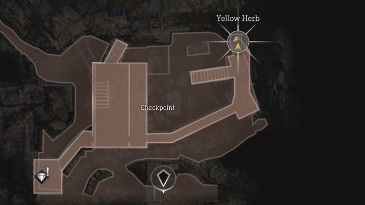 Yellow Herb jest w lokacji Checkpoint, przez którą bohaterowie muszą przejść w rozdziale 6 (po zakończonej bitwie z udziałem Luisa) - Resident Evil 4 Remake: Sekrety Yellow Herb - Village - Resident Evil 4 Remake - poradnik do gry