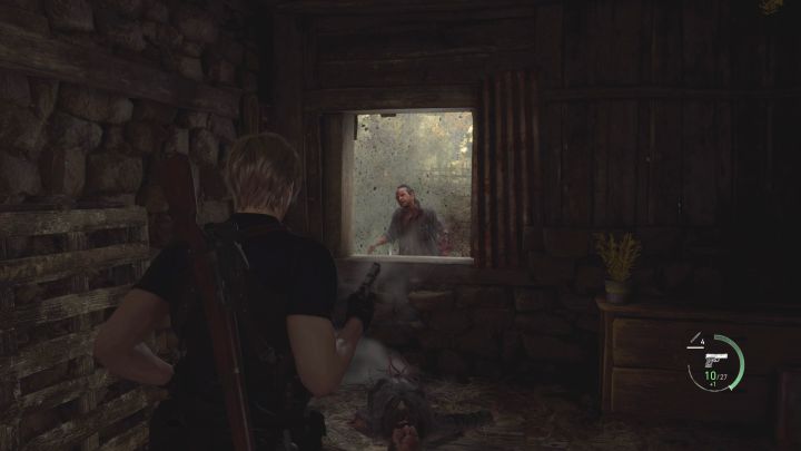 Czekajcie w chatce na wrogów i atakujcie ich, gdy będą przechodzili przez okno - Resident Evil 4 Remake: Jak przetrwać bitwę w Valley (rozdział 2)? - Resident Evil 4 Remake - poradnik do gry
