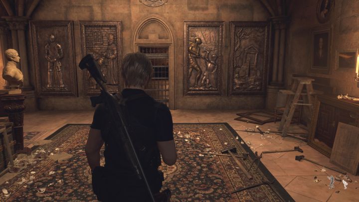 1 - Resident Evil 4 Remake: Zagadka z mieczami z Treasury (rozdział 7) - Resident Evil 4 Remake - poradnik do gry
