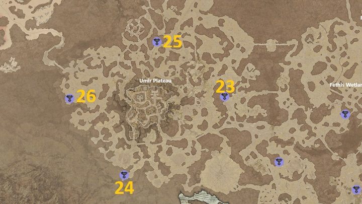 Na obszarze Umir Plateau znajdują się 4 Ołtarze do odkrycia - Diablo 4: Ołtarze Lilit (Altars of Lilith) - Hawezar - Diablo 4 - poradnik do gry