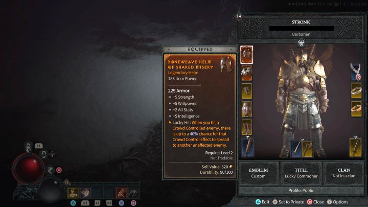 W celu ustanowienia nowego lub innego tytułu Player Title wywołajcie menu postaci (Character) i wybierzcie z niego opcję Profile - Diablo 4: Jak zmienić tytuł gracza (Player Title)? - Diablo 4 - poradnik do gry