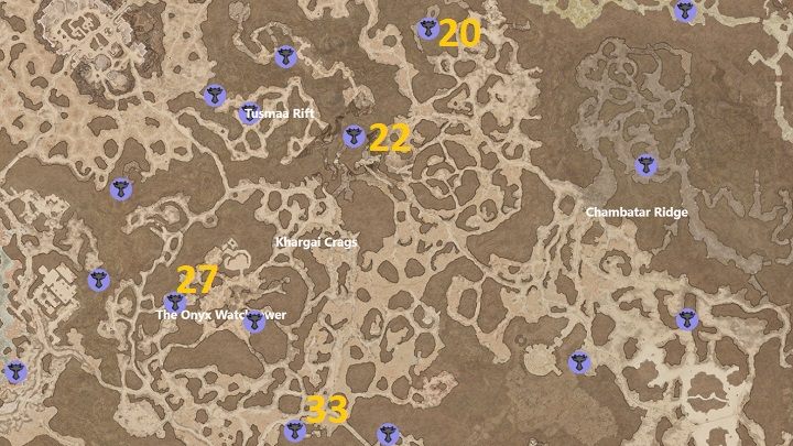 Na obszarze Khargai Crags znajdują się 4 Ołtarze do odkrycia - Diablo 4: Ołtarze Lilit (Altars of Lilith) - Dry Steppes - Diablo 4 - poradnik do gry