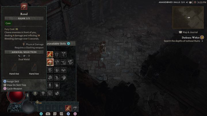 Wyboru broni dokonujecie poprzez wybranie zdolności, do której jest ona przypisana - Diablo 4: Jak zmienić broń? - Diablo 4 - poradnik do gry