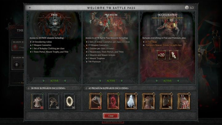 Sezony wprowadzają do gry karnety bojowe - Diablo 4: Wszystko na temat sezonów - Diablo 4 - poradnik do gry