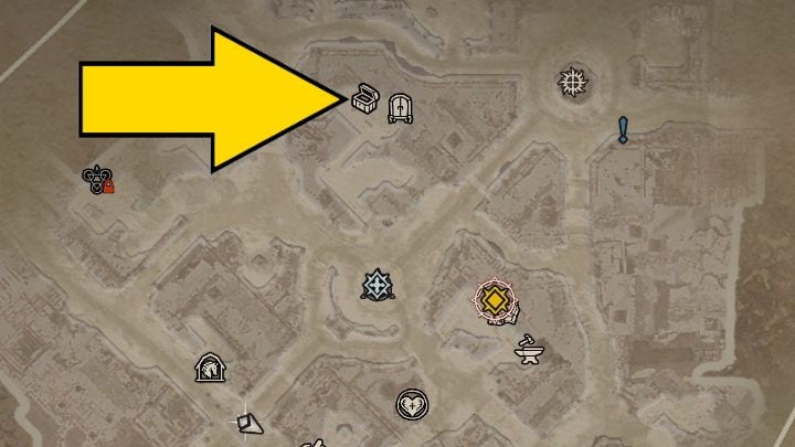Pierwszy ze schowków znajdziecie w mieście Kyovashad, a konkretnie w gospodzie na północ od punktu teleportacji (Waypoint) - Diablo 4: Gdzie jest schowek (Stash)? - Diablo 4 - poradnik do gry