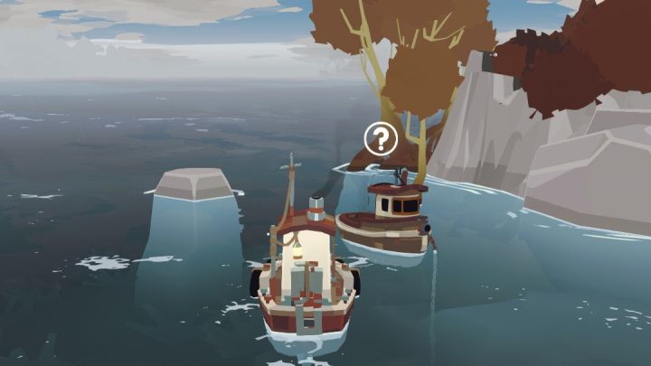 Wejdźcie w interakcję ze statkiem za pomocą klawisza F (PC), przycisk X (PS) albo A (Xbox) i porozmawiajcie z Courier - Dredge: Craven Courier - Dredge - poradnik do gry
