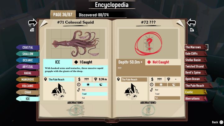 Sposób odblokowania: Złów Colossal Squid - Dredge The Pale Reach: Trofea / Osiągnięcia DLC - poradnik trofeowy - Dredge - poradnik do gry