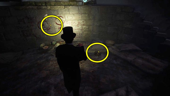 Odwróćcie się i zejdźcie po schodach - Sherlock Holmes The Awakened: Podziemia magazynu - Sherlock Holmes The Awakened - solucja