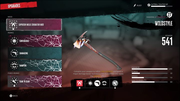 Gdy wejdziecie w interakcję z warsztatem, pojawi Wam się specjalne menu - Dead Island 2: Ulepszanie i modyfikowanie broni - Dead Island 2 - poradnik do gry