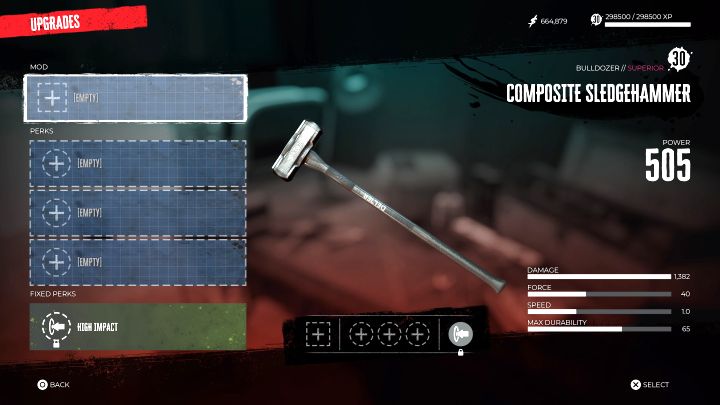 W przypadku rzadszych broni ważną róznicą jest posiadanie większej liczby slotów na atuty broni - Dead Island 2: Rzadkość broni (Weapon Rarity) - Dead Island 2 - poradnik do gry