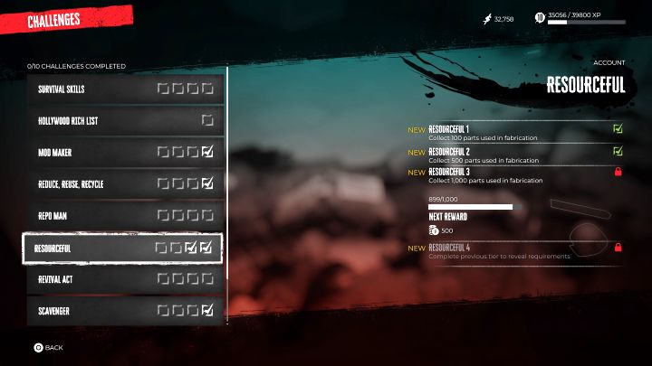 Sposób odblokowania: Ukończ pierwszy poziom (Tier) wszystkich wyzwań przetrwania - Dead Island 2: Trofea / Osiągnięcia - lista wszystkich, poradnik trofeowy - Dead Island 2 - poradnik do gry