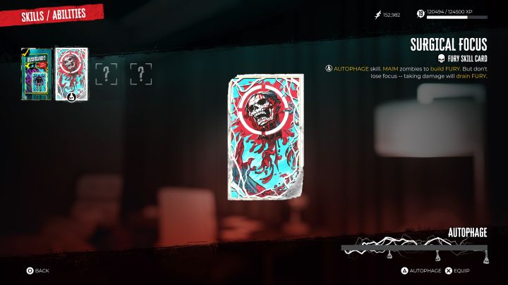 Od tego momentu możecie otrzymywać lub odnajdywać karty umiejętności autofagii - Dead Island 2: Umiejętności autofagii i atuty autofagii - Dead Island 2 - poradnik do gry