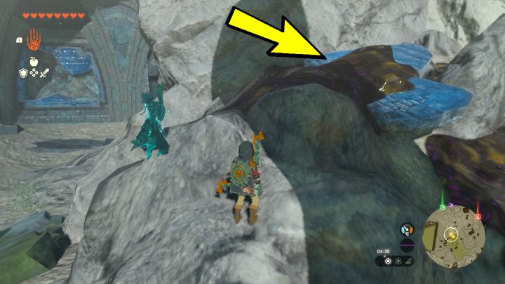 Jiahto będzie miał problem z odczytaniem tabliczki (Slate) przy Toto Lake - Zelda TotK: Sidon of the Zora - opis przejścia - Zelda Tears of the Kingdom - poradnik do gry