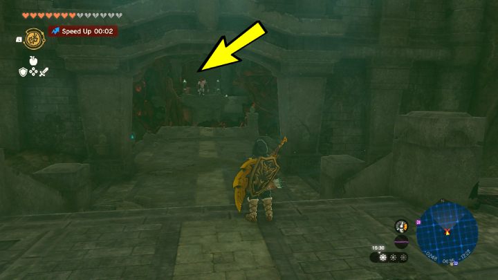 Idźcie na most i przeskoczcie do następnej części podziemi - Zelda TotK: Destroy Ganondorf - Zelda Tears of the Kingdom - poradnik do gry