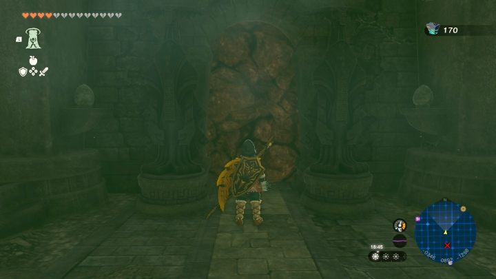 Zniszczcie kamienie zasłaniające przejście i idźcie dalej - Zelda TotK: Destroy Ganondorf - Zelda Tears of the Kingdom - poradnik do gry