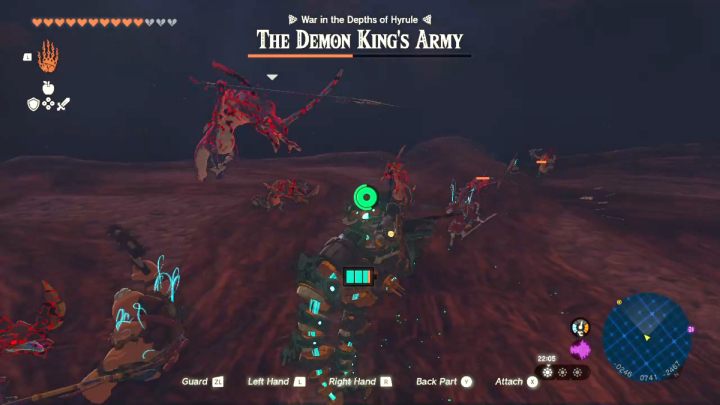 Przed walką z Ganandorfem będziecie musieli pokonać The Demon Kings Army, która składa się z kilku fal potworów - Zelda TotK: Destroy Ganondorf - Zelda Tears of the Kingdom - poradnik do gry
