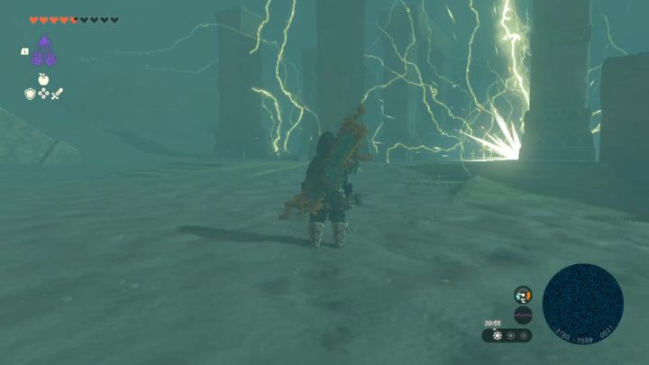 Po dotarciu do ruin usłyszycie ogromny huk - Zelda TotK: Riju of Gerudo Town - opis przejścia - Zelda Tears of the Kingdom - poradnik do gry