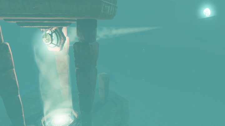 Gdy dojdziecie do filaru, użyjcie umiejętności Ascend żeby szybko dostać się na górę - Zelda TotK: Riju of Gerudo Town - opis przejścia - Zelda Tears of the Kingdom - poradnik do gry