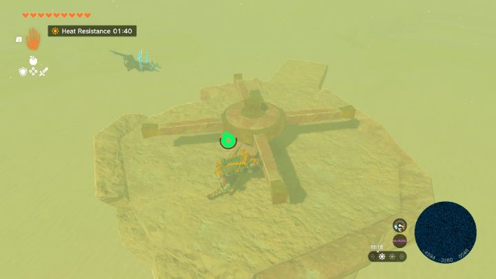 Gdy dotrzecie do drugiego filaru, zeszkoczcie z niego na pobliską kamienną platformę - Zelda TotK: Riju of Gerudo Town - opis przejścia - Zelda Tears of the Kingdom - poradnik do gry