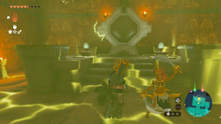 Pierwsza bateria jest na poziomie 1F - Zelda TotK: Riju of Gerudo Town - opis przejścia - Zelda Tears of the Kingdom - poradnik do gry