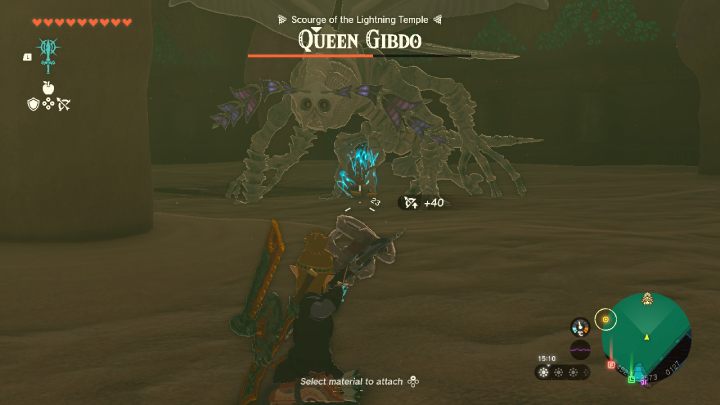 Walka z Queen Gibdo nie należy do najłatwiejszych - Zelda TotK: Riju of Gerudo Town - opis przejścia - Zelda Tears of the Kingdom - poradnik do gry